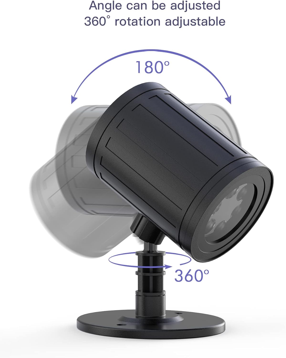 GUSODOR Christmas Projector Lights Outdoor, Dynamic Snowflake Projector LED Snowfall Lights Waterproof Christmas Projector Lights for Indoor Outdoor Christmas Decoration, Holiday, Wedding, Yard Decor